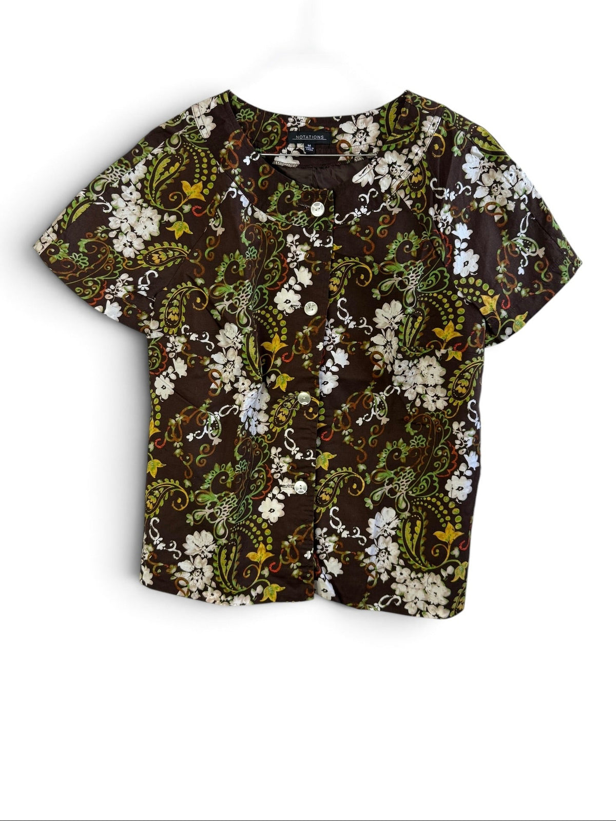 Vintage Floral Blouse