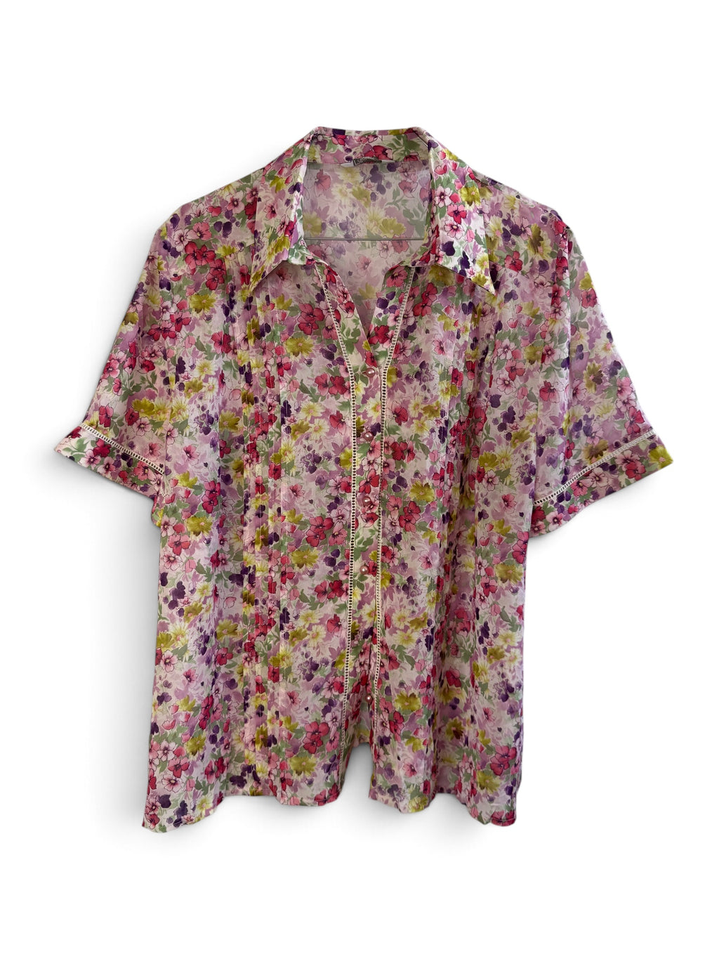 Vintage Floral Blouse