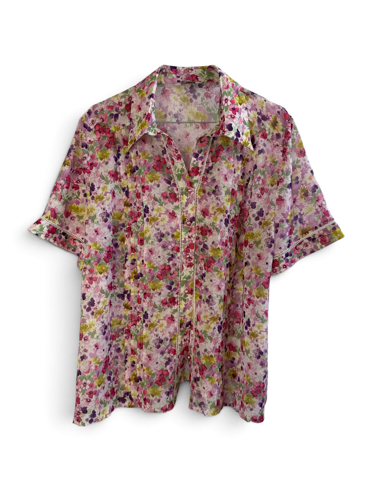 Vintage Floral Blouse