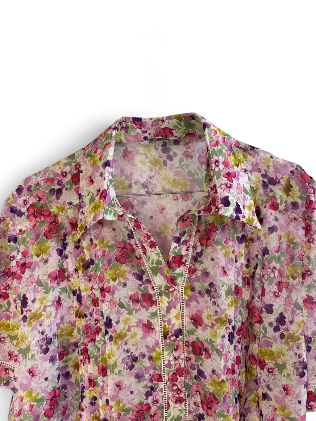Vintage Floral Blouse
