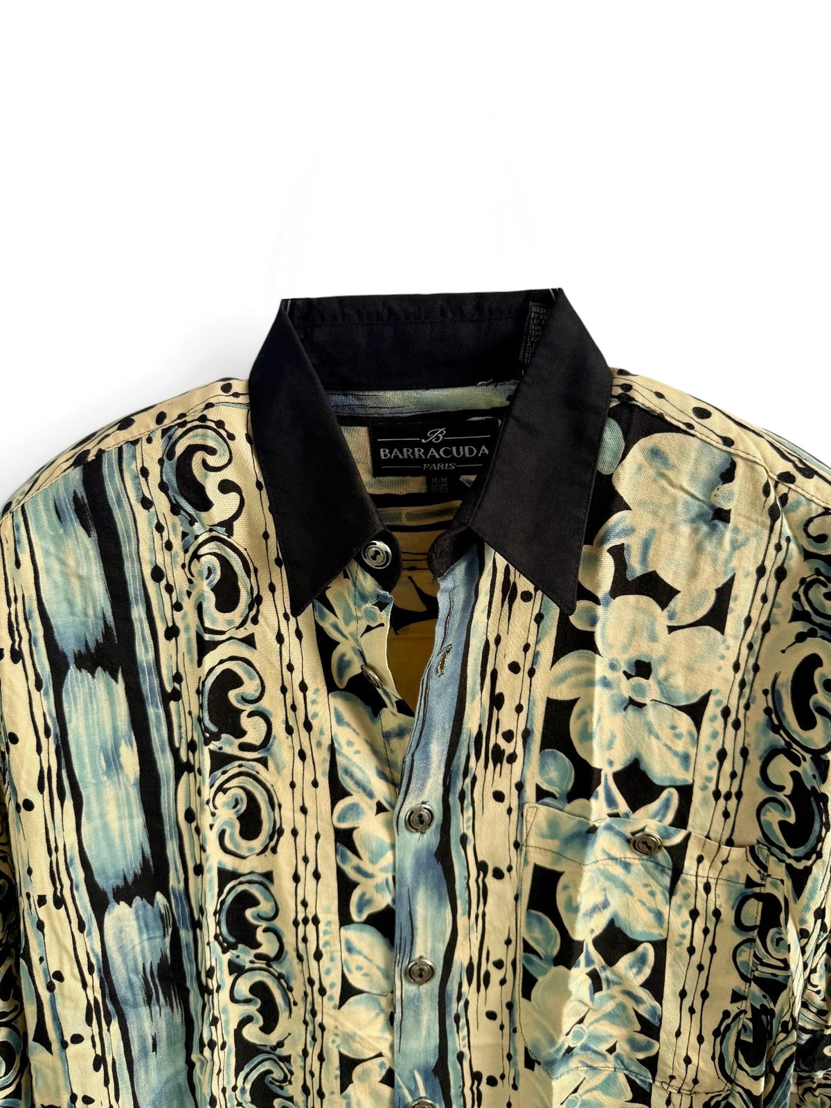 BARRACUDA Blue Floral Shirt