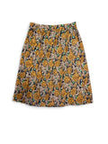 Floral Print Vintage Midi Skirt