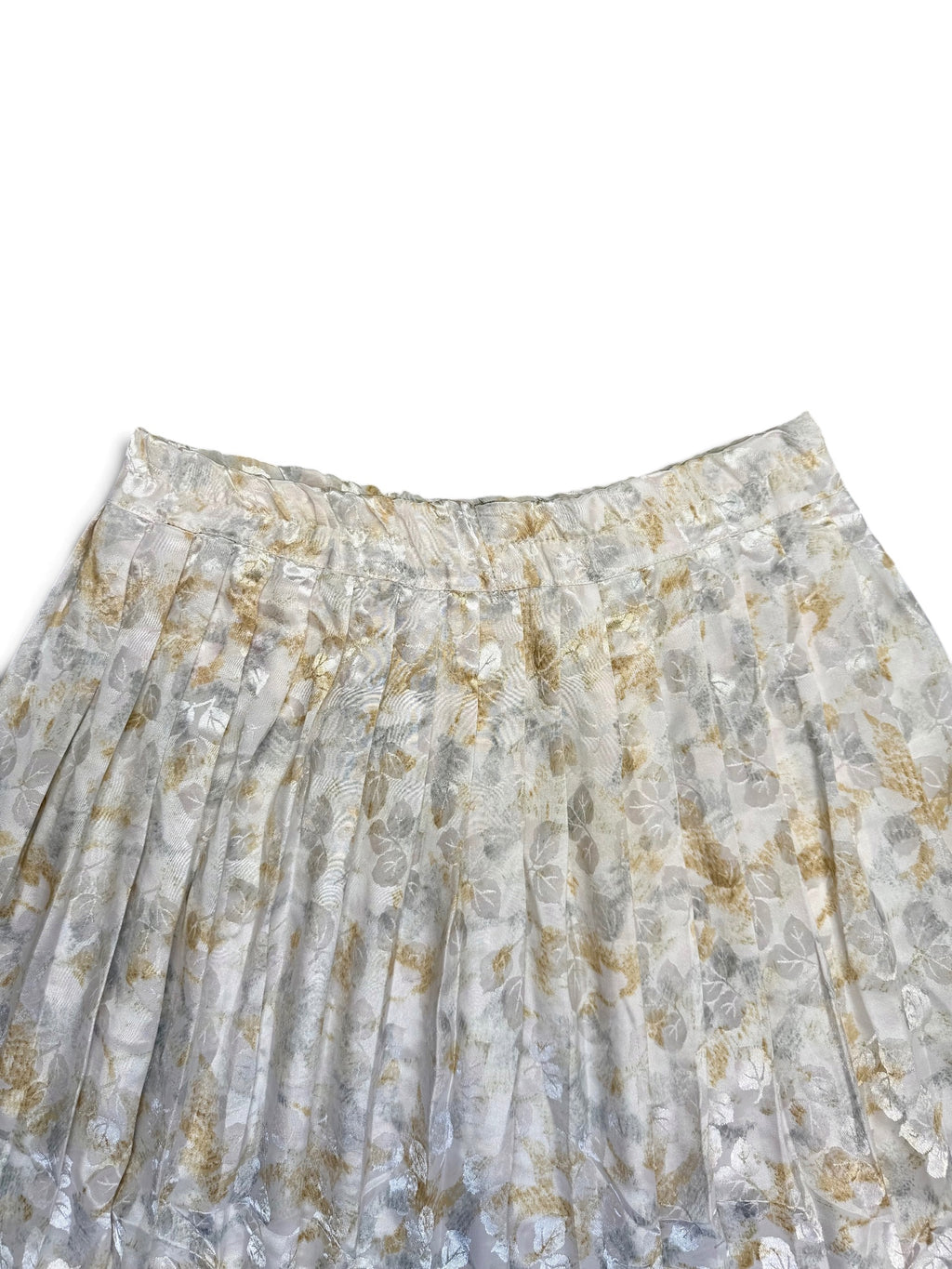 Floral Print Vintage Midi Skirt