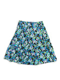 Floral Print Vintage Midi Skirt