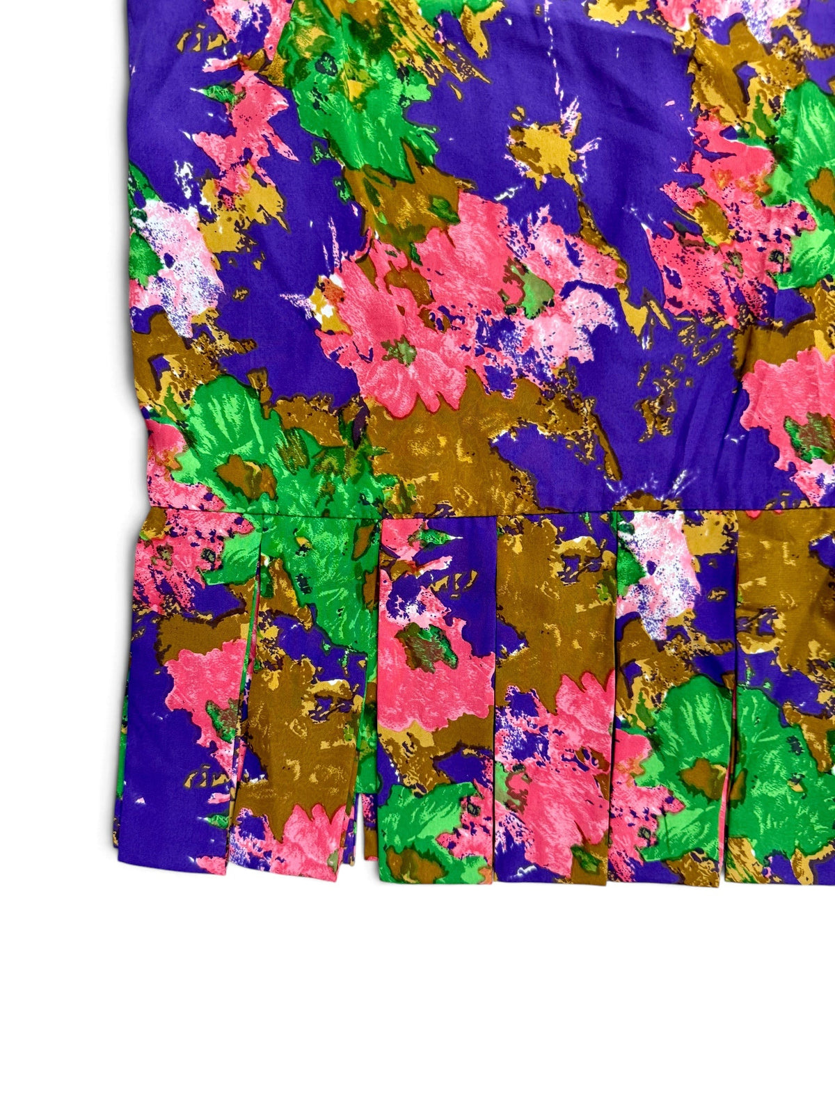 Floral Print Vintage Midi Skirt