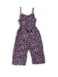 Pink Floral Vintage Jumpsuit
