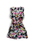 Pink Floral Vintage Jumpsuit
