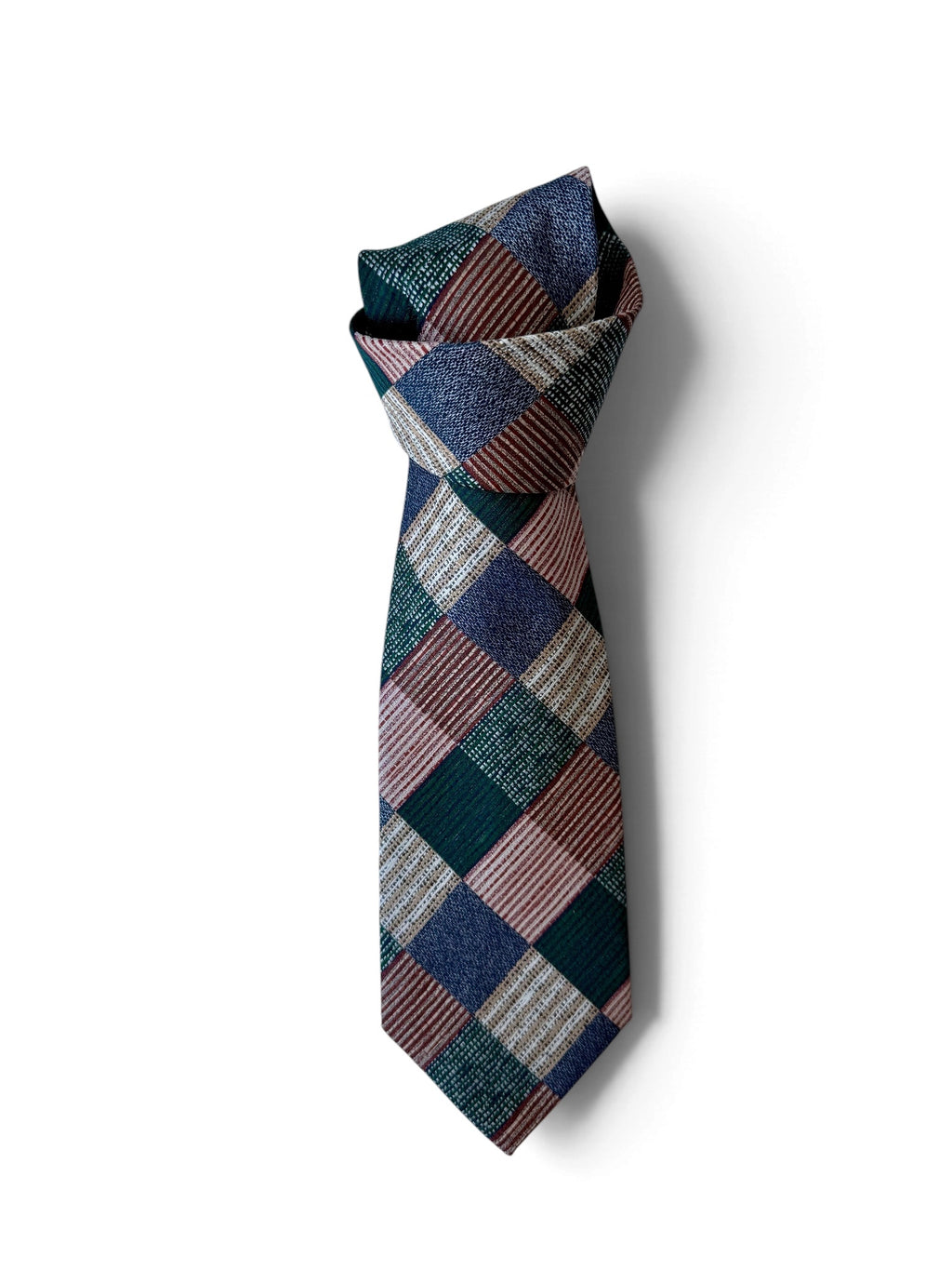 80s–90s Deadstock Patterned Tie