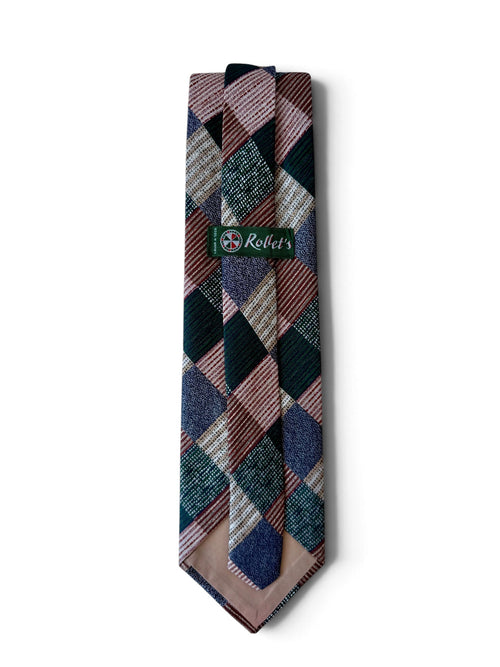80s–90s Deadstock Patterned Tie