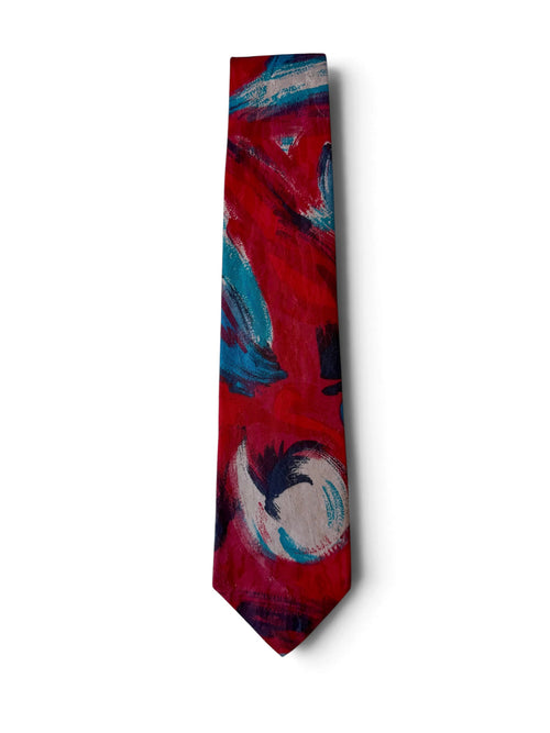 80s–90s Deadstock Patterned Tie