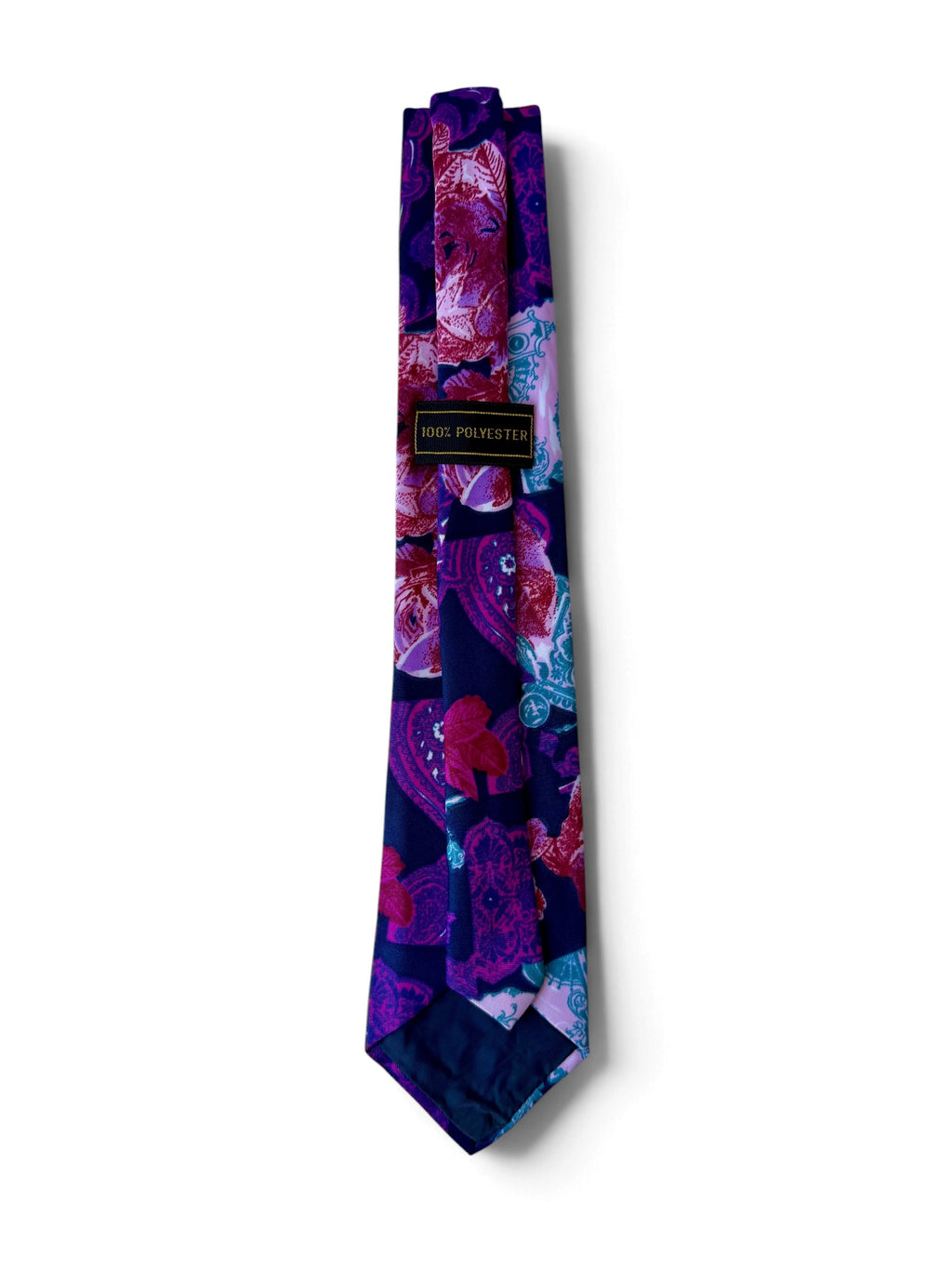 80s–90s Deadstock Patterned Tie