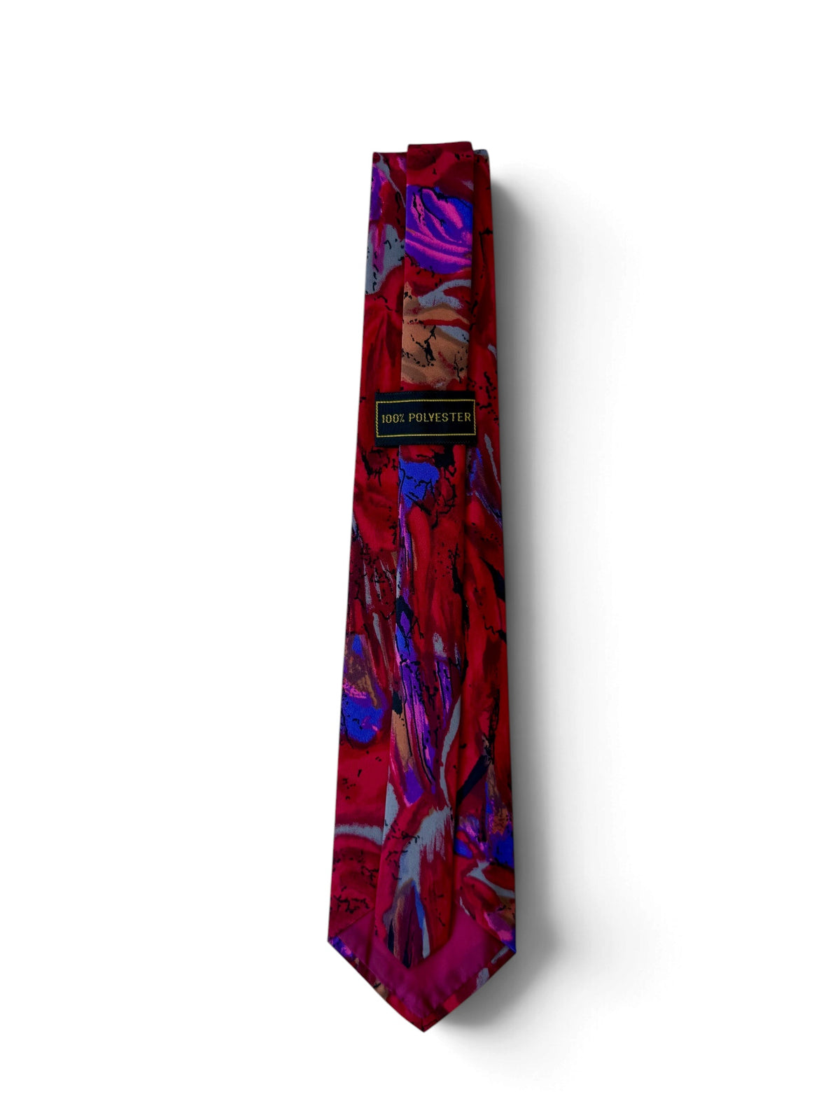 80s–90s Deadstock Patterned Tie