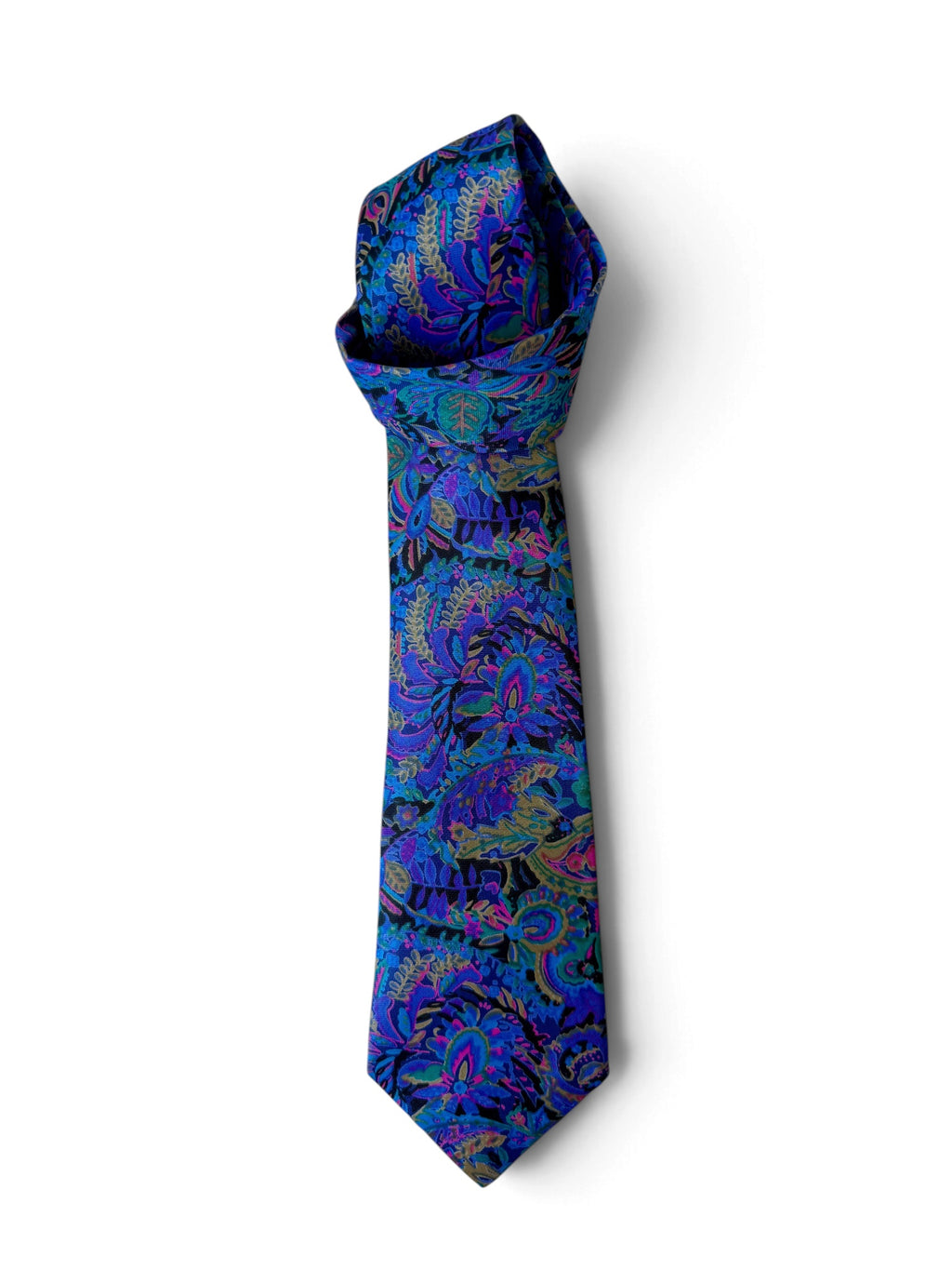 80s–90s Deadstock Patterned Tie