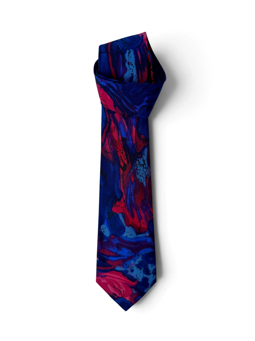 80s–90s Deadstock Patterned Tie
