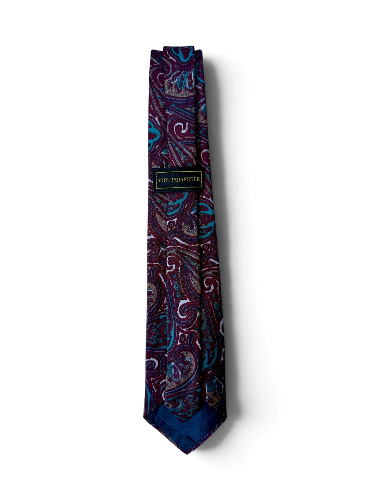 80s–90s Deadstock Patterned Tie