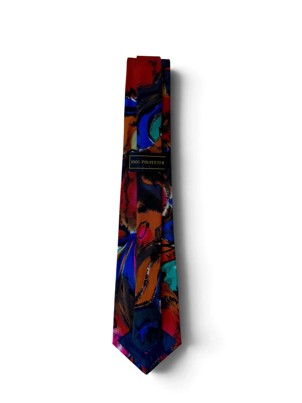 80s–90s Deadstock Patterned Tie