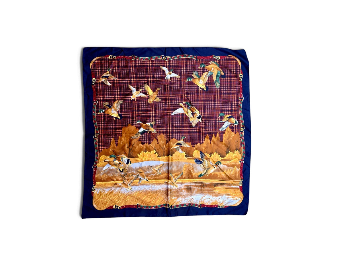 80s–90s Colourful Printed Scarf
