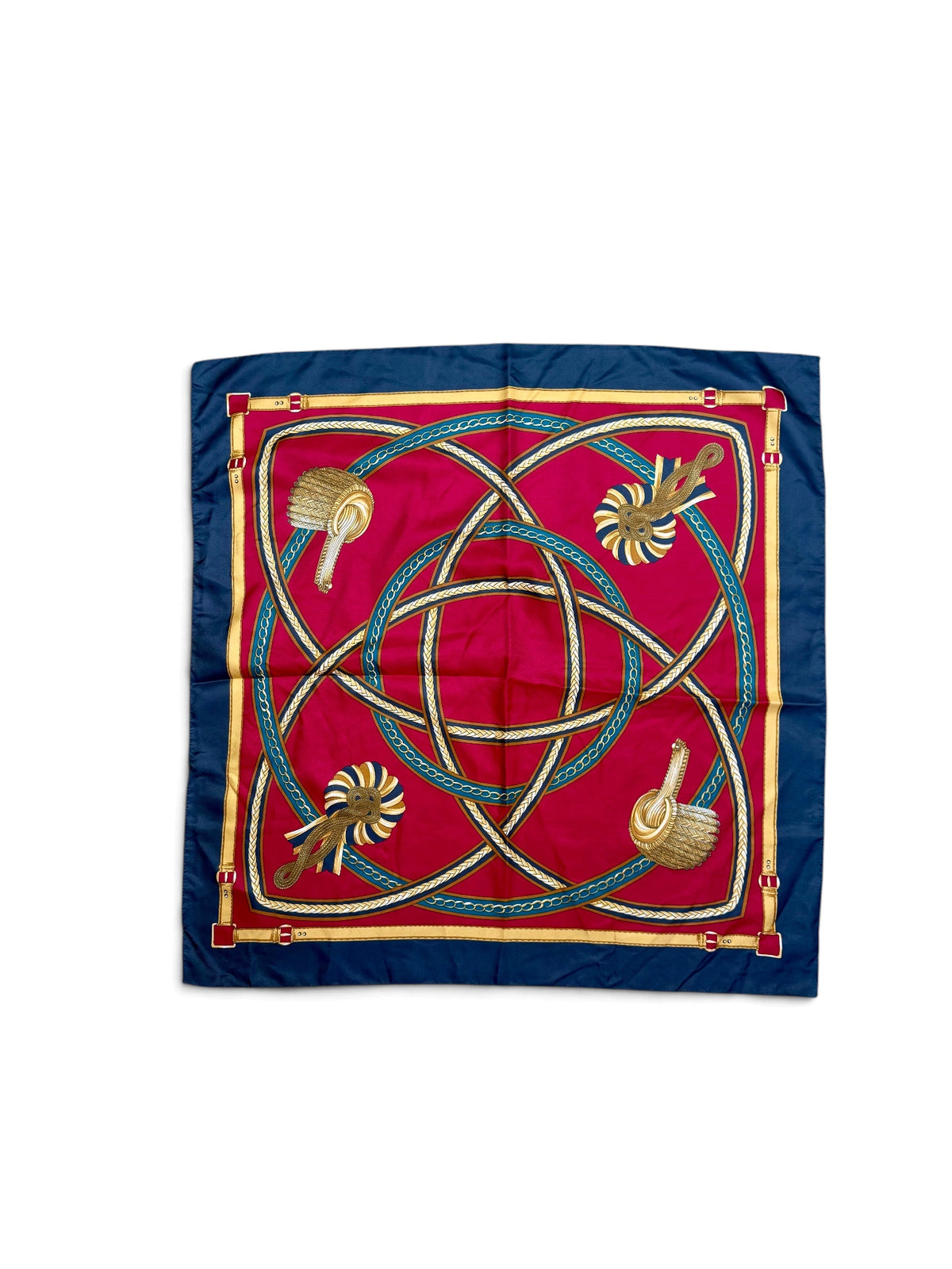 80s–90s Colourful Printed Scarf