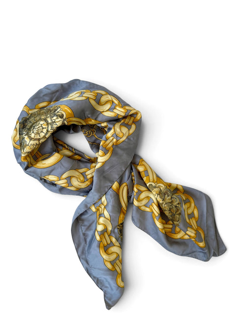 80s–90s Colourful Printed Scarf