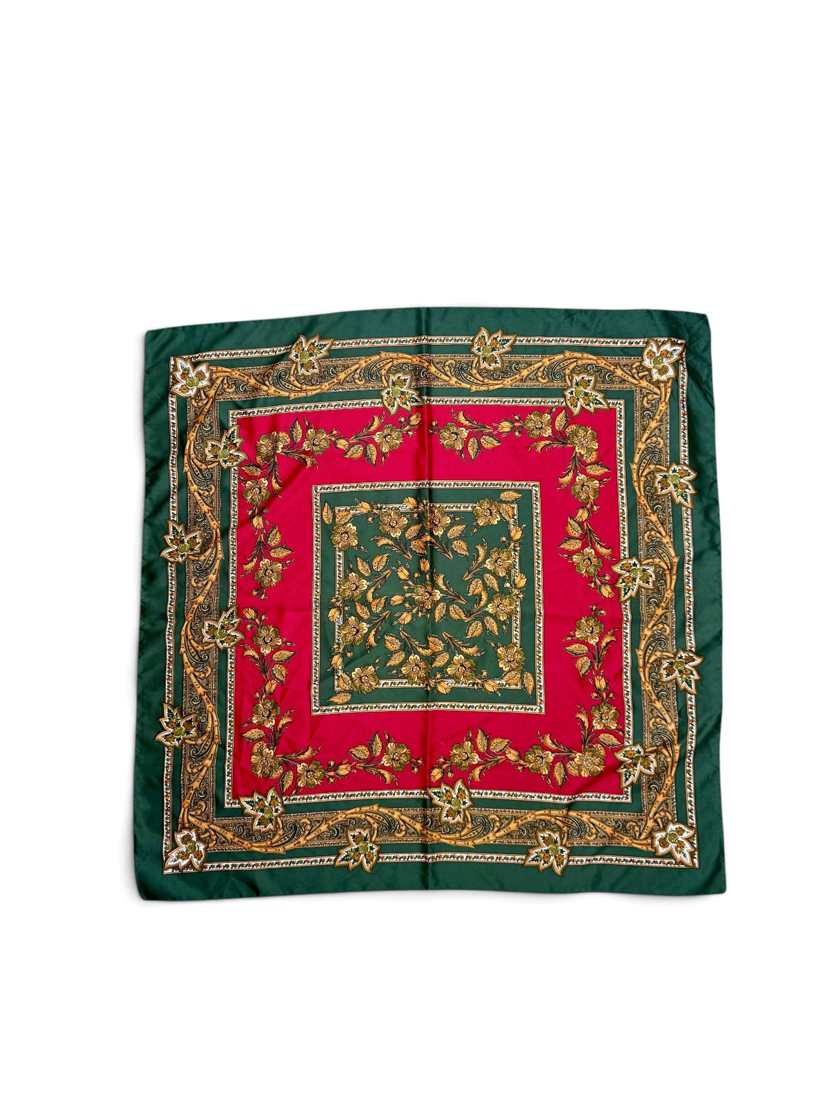 80s–90s Colourful Printed Scarf