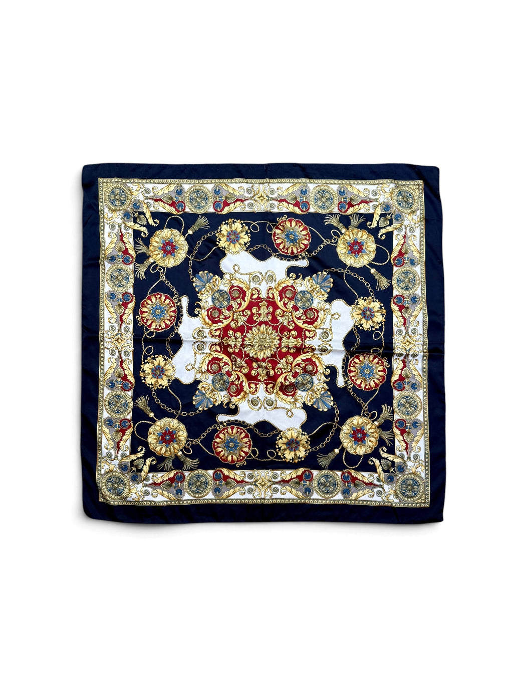 80s–90s Colourful Printed Scarf