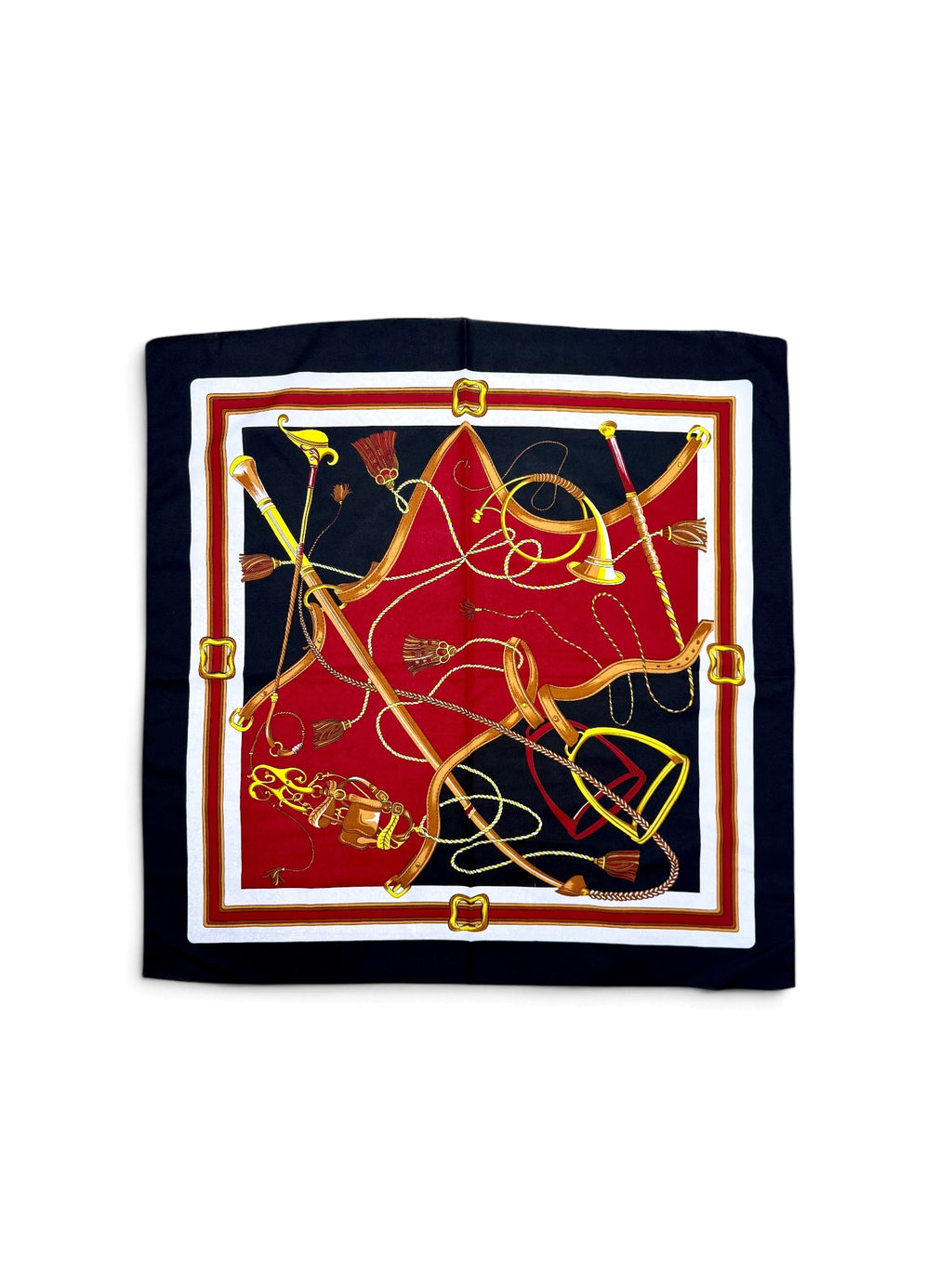 80s–90s Colourful Printed Scarf