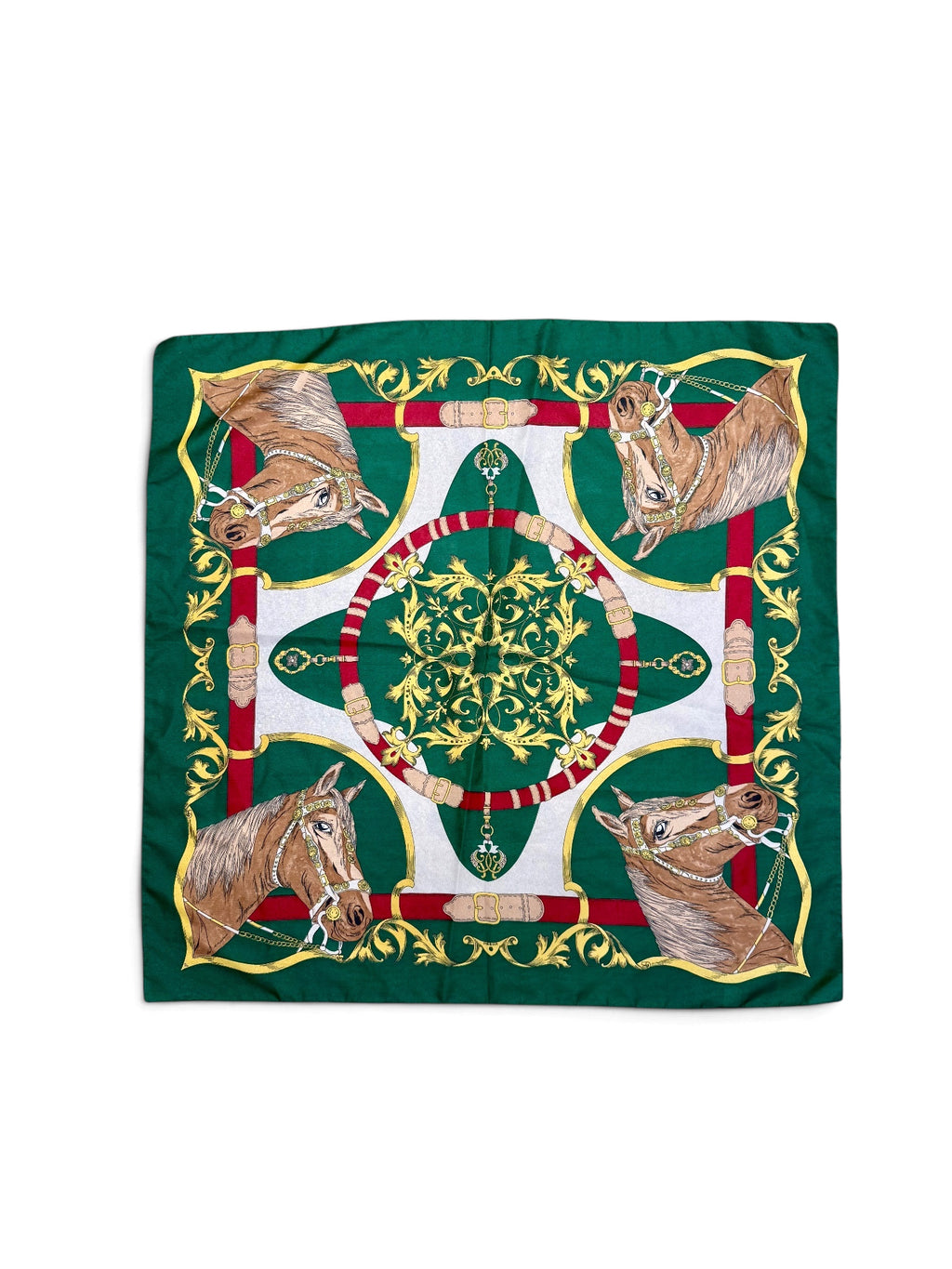 80s–90s Colourful Printed Scarf