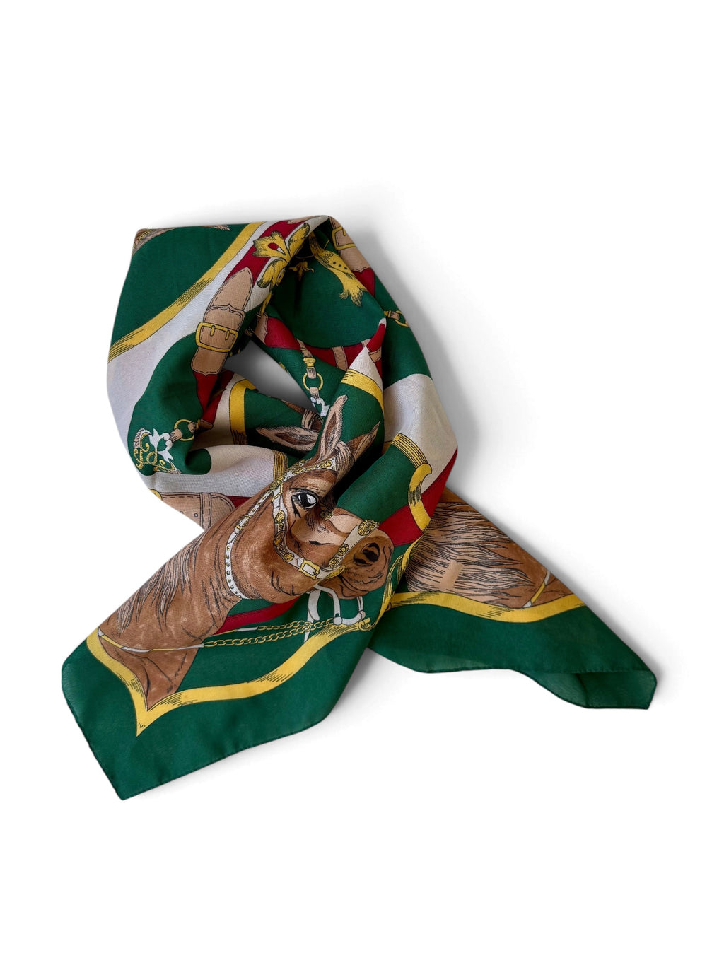 80s–90s Colourful Printed Scarf