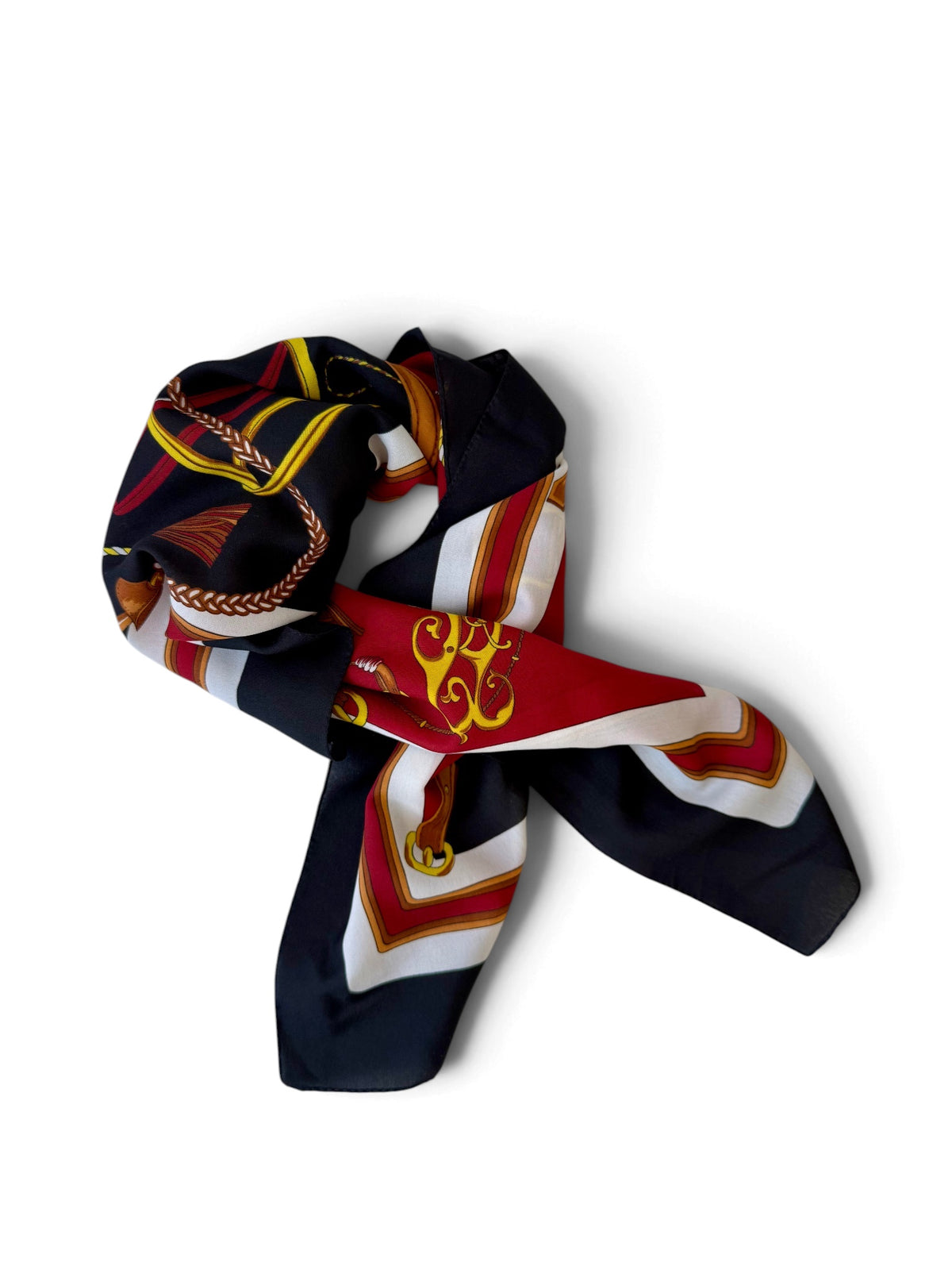 80s–90s Colourful Printed Scarf