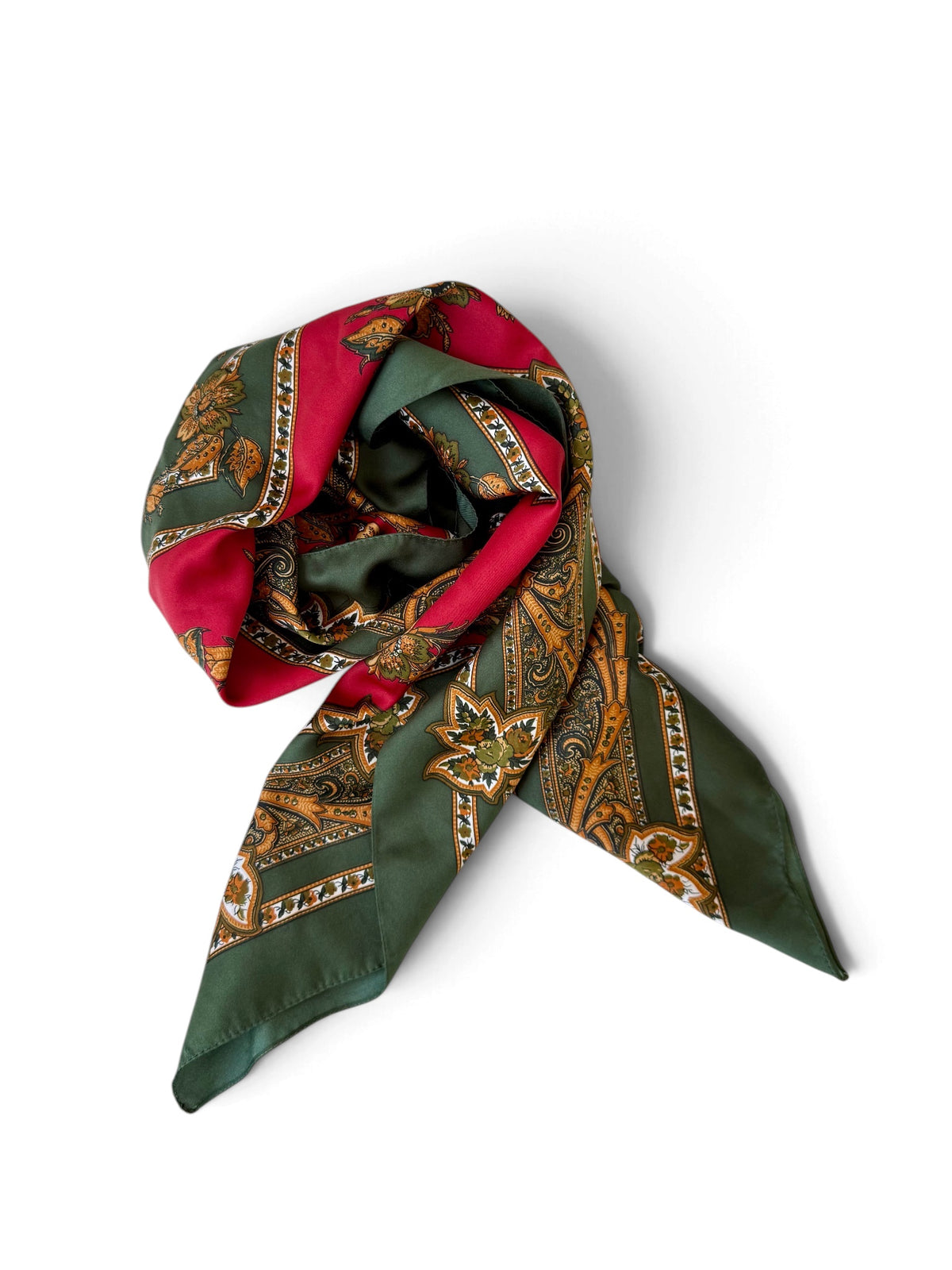 80s–90s Colourful Printed Scarf
