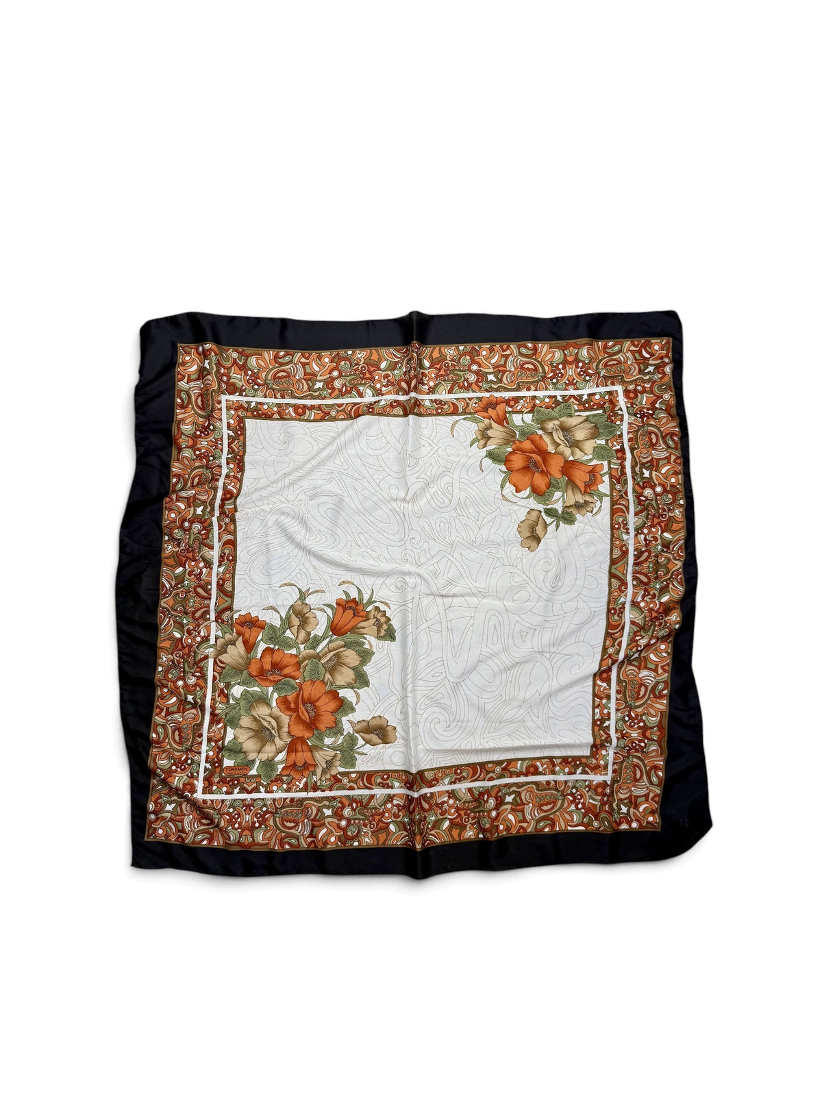 80s–90s Colourful Printed Scarf