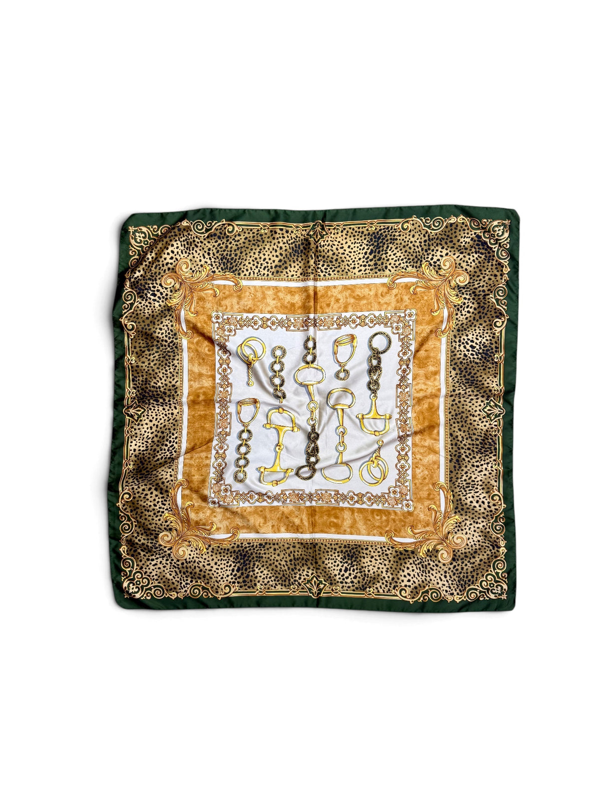 80s–90s Colourful Printed Scarf