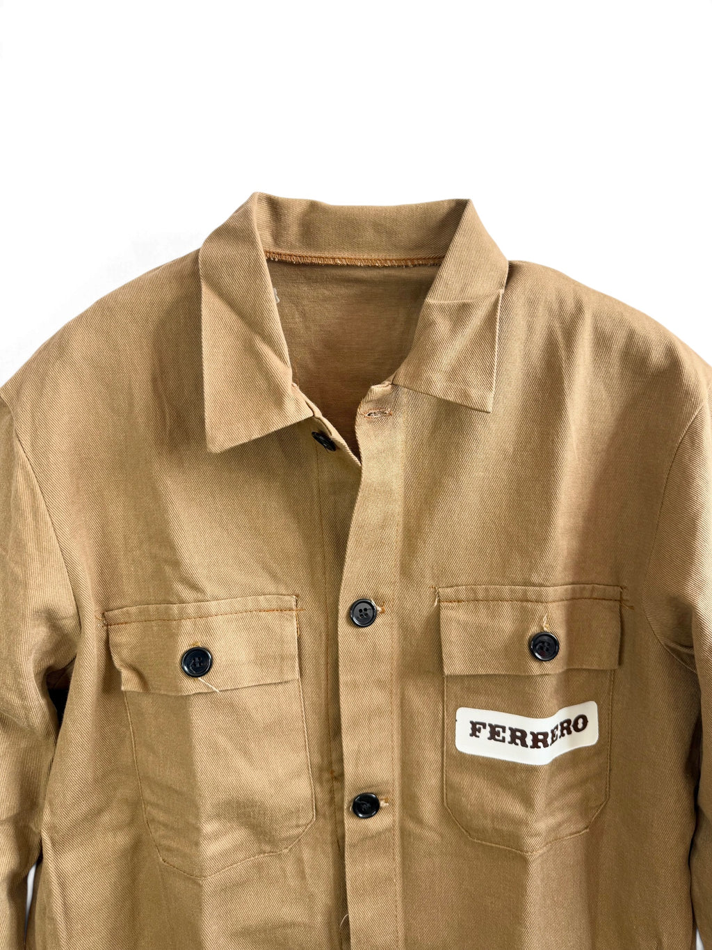Ferrero Beige Vintage Workwear Jacket