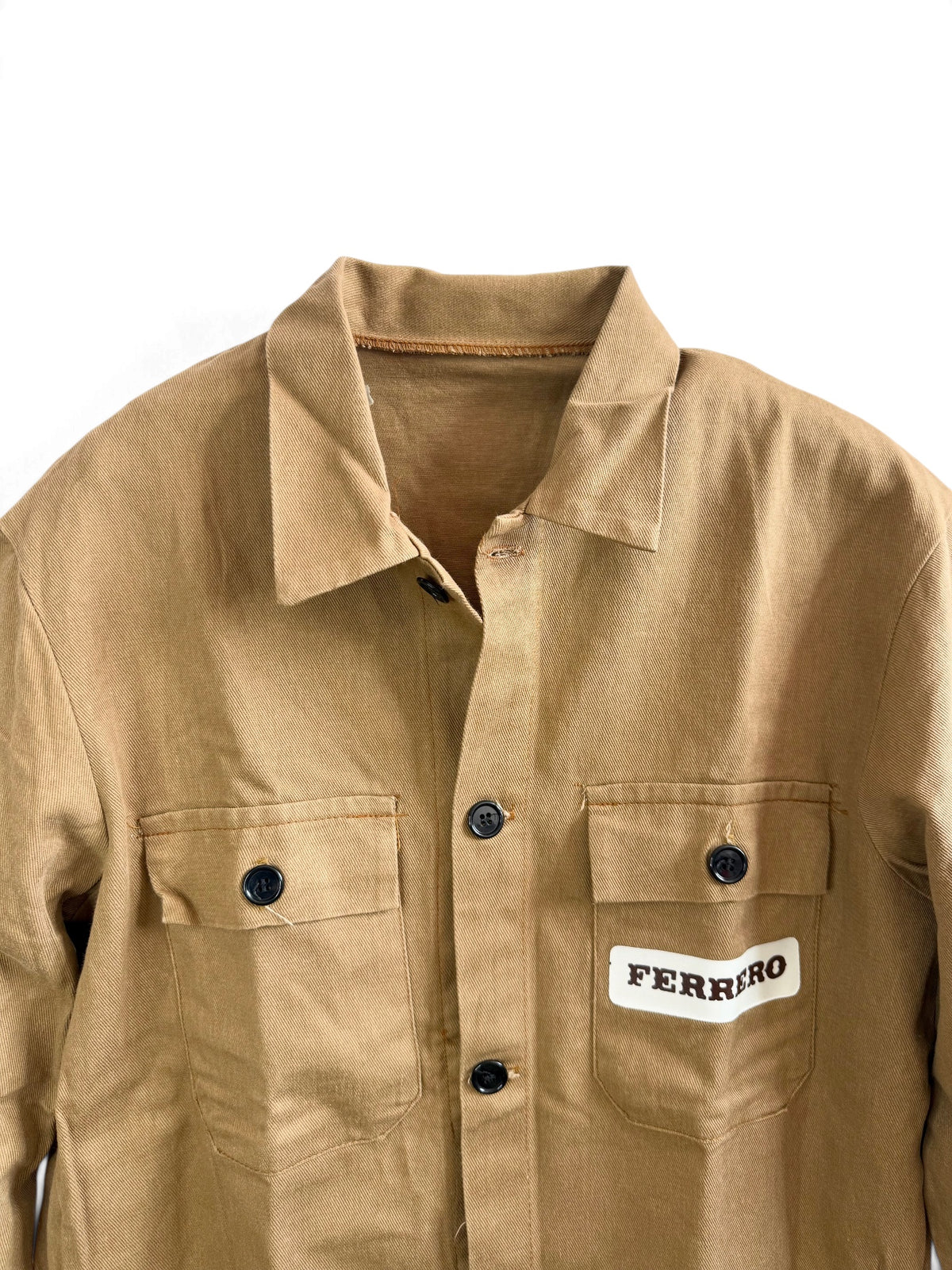 Ferrero Beige Vintage Workwear Jacket