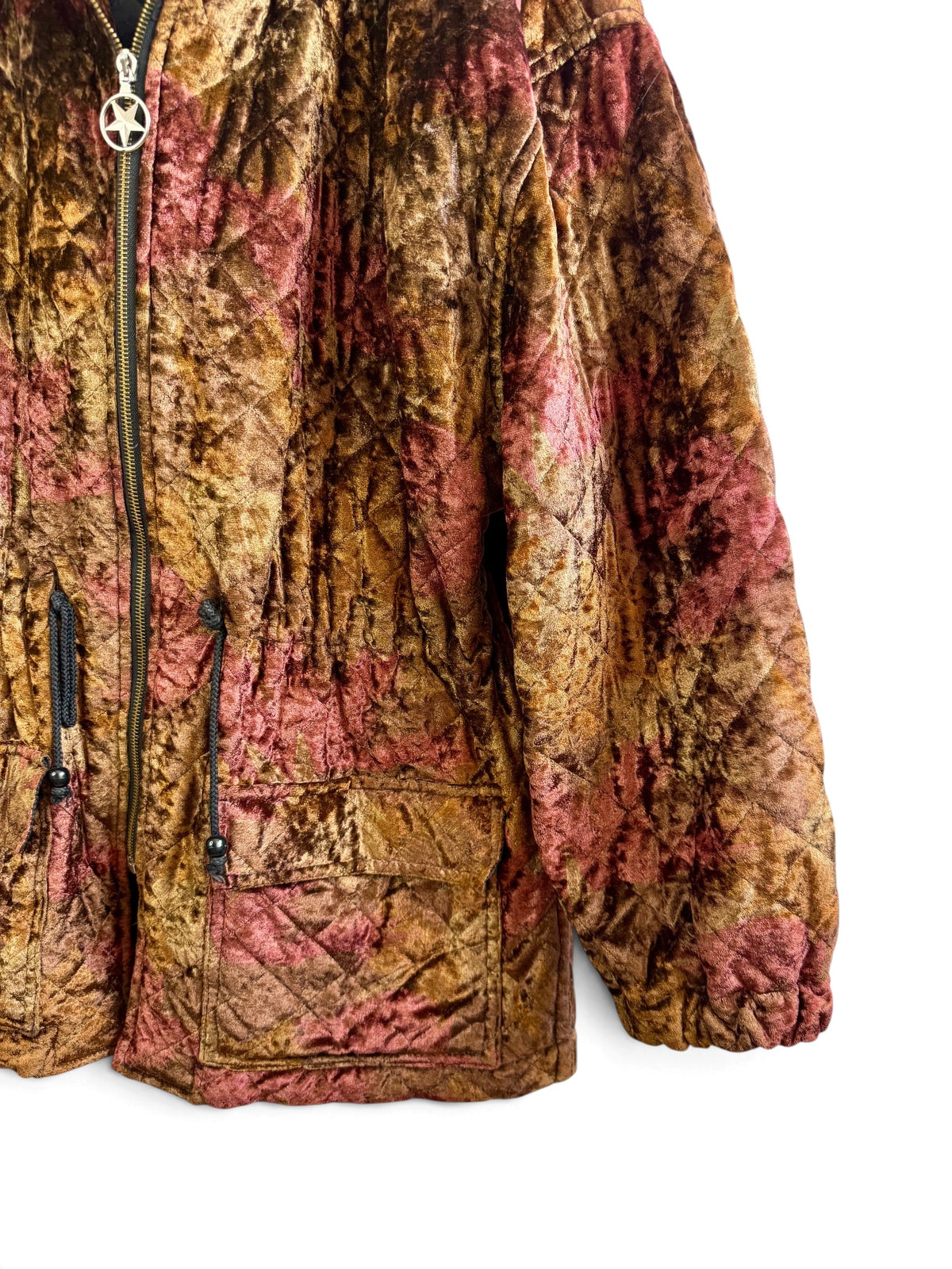90s Crushed Velvet Vintage Jacket