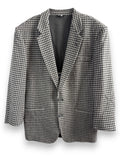 Vintage Black & White Houndstooth wool Blazer