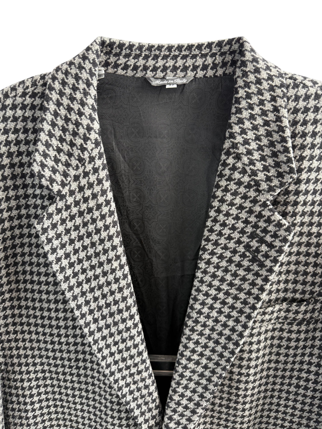 Vintage Black & White Houndstooth wool Blazer
