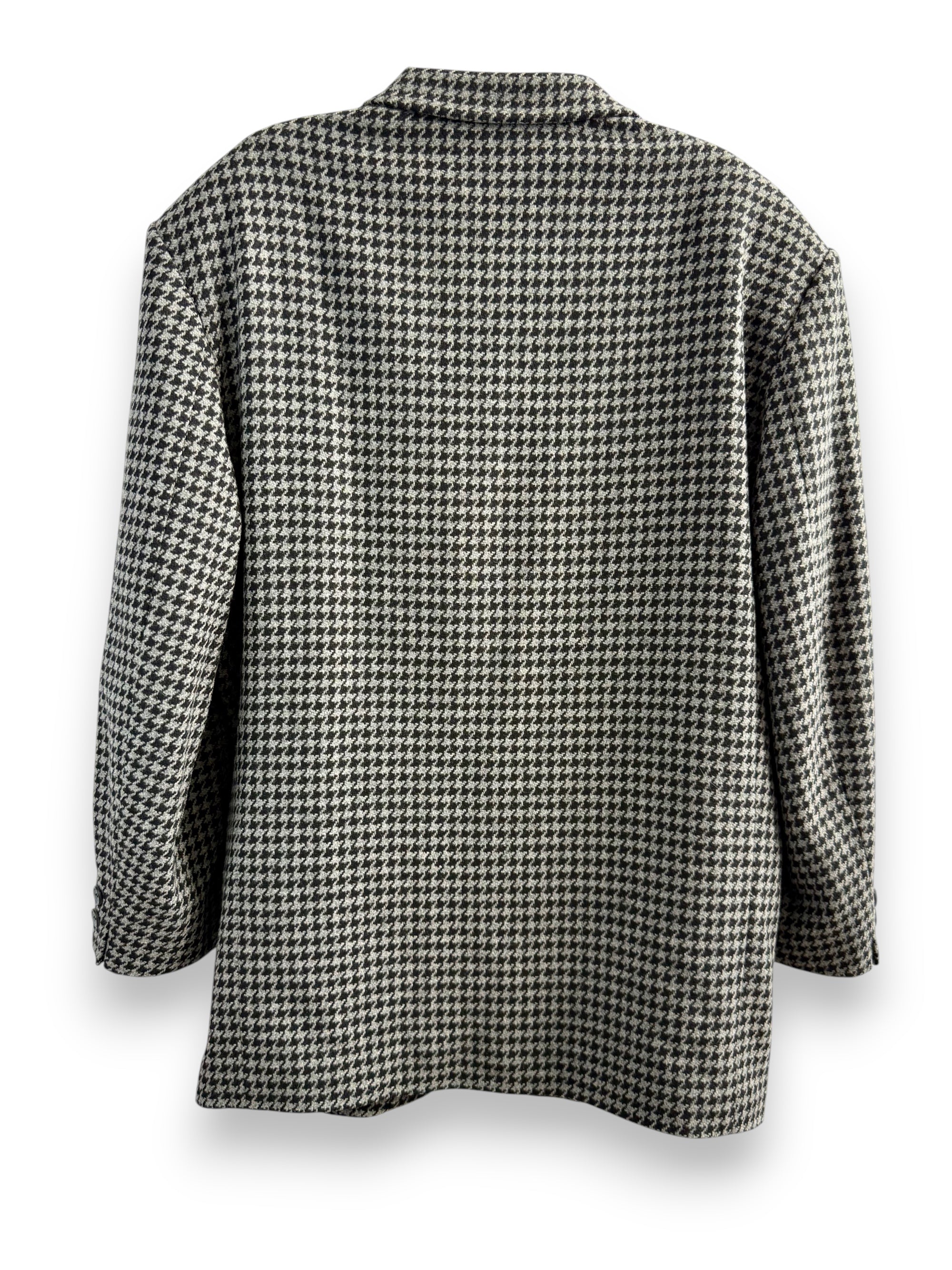 Vintage Black & White Houndstooth wool Blazer