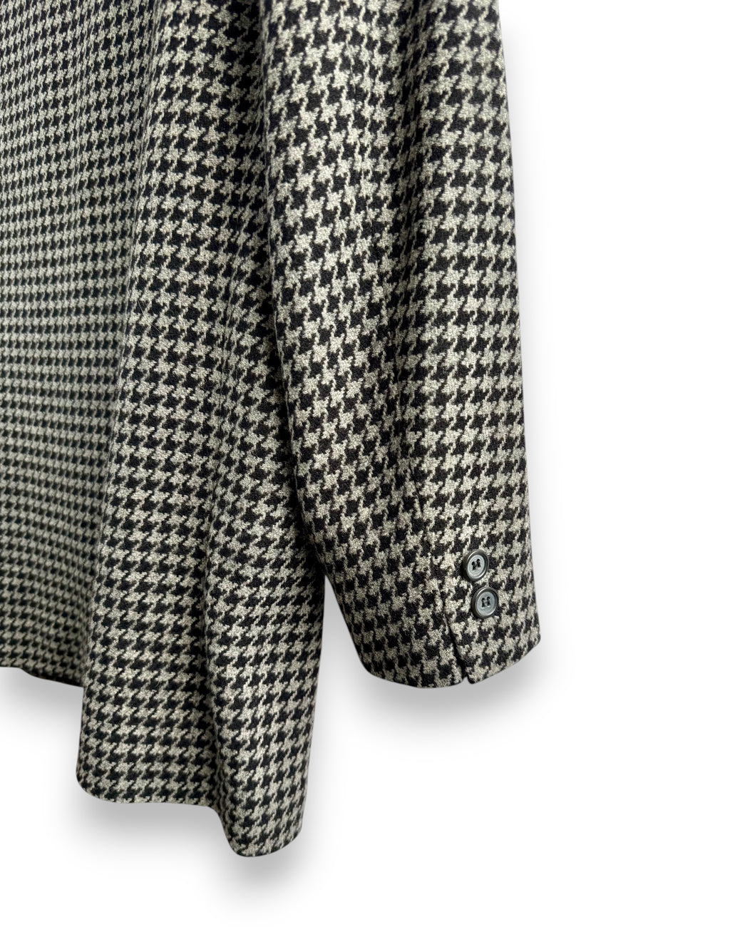 Vintage Black & White Houndstooth wool Blazer