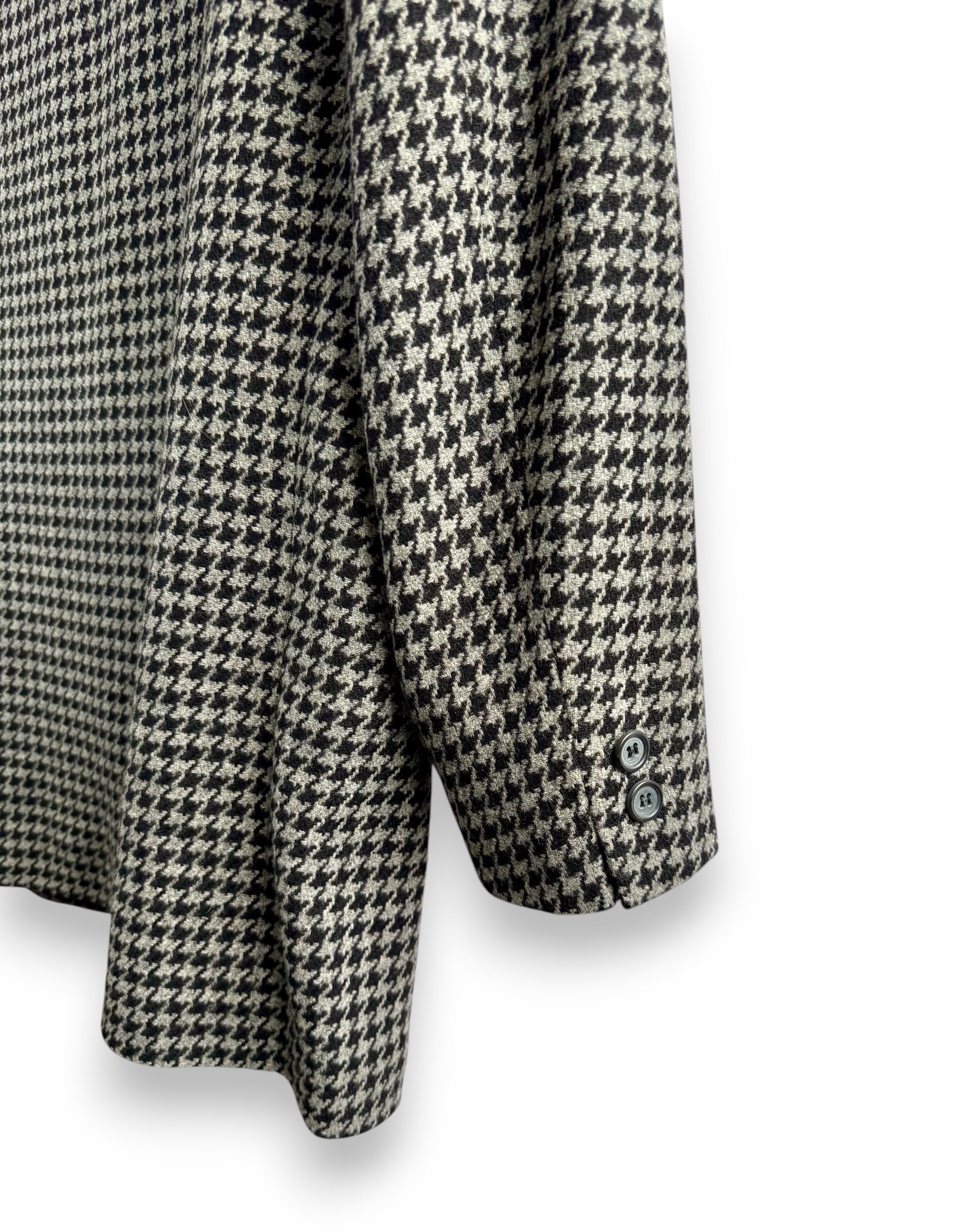 Vintage Black & White Houndstooth wool Blazer
