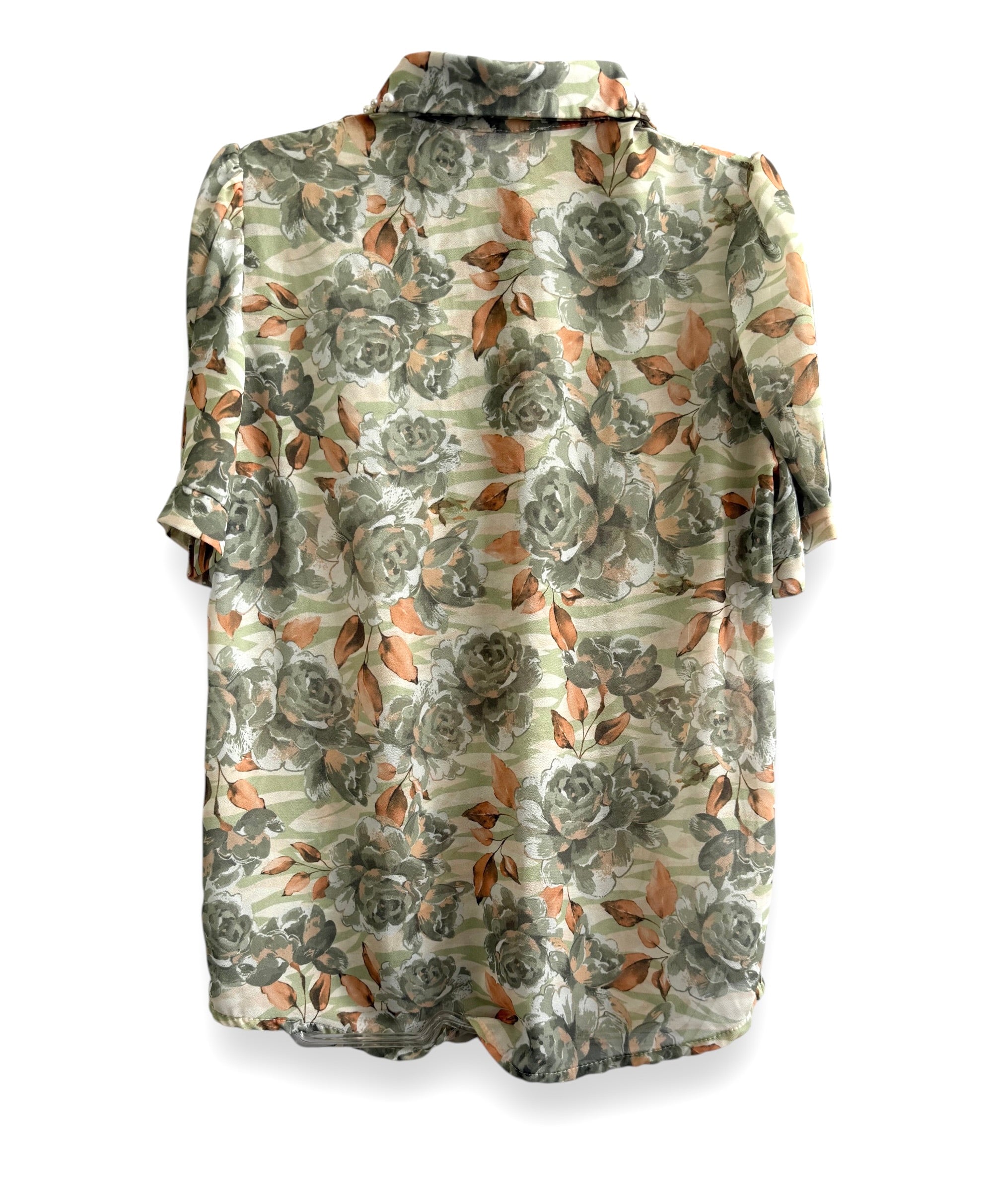 Sheer Floral Vintage Shirt