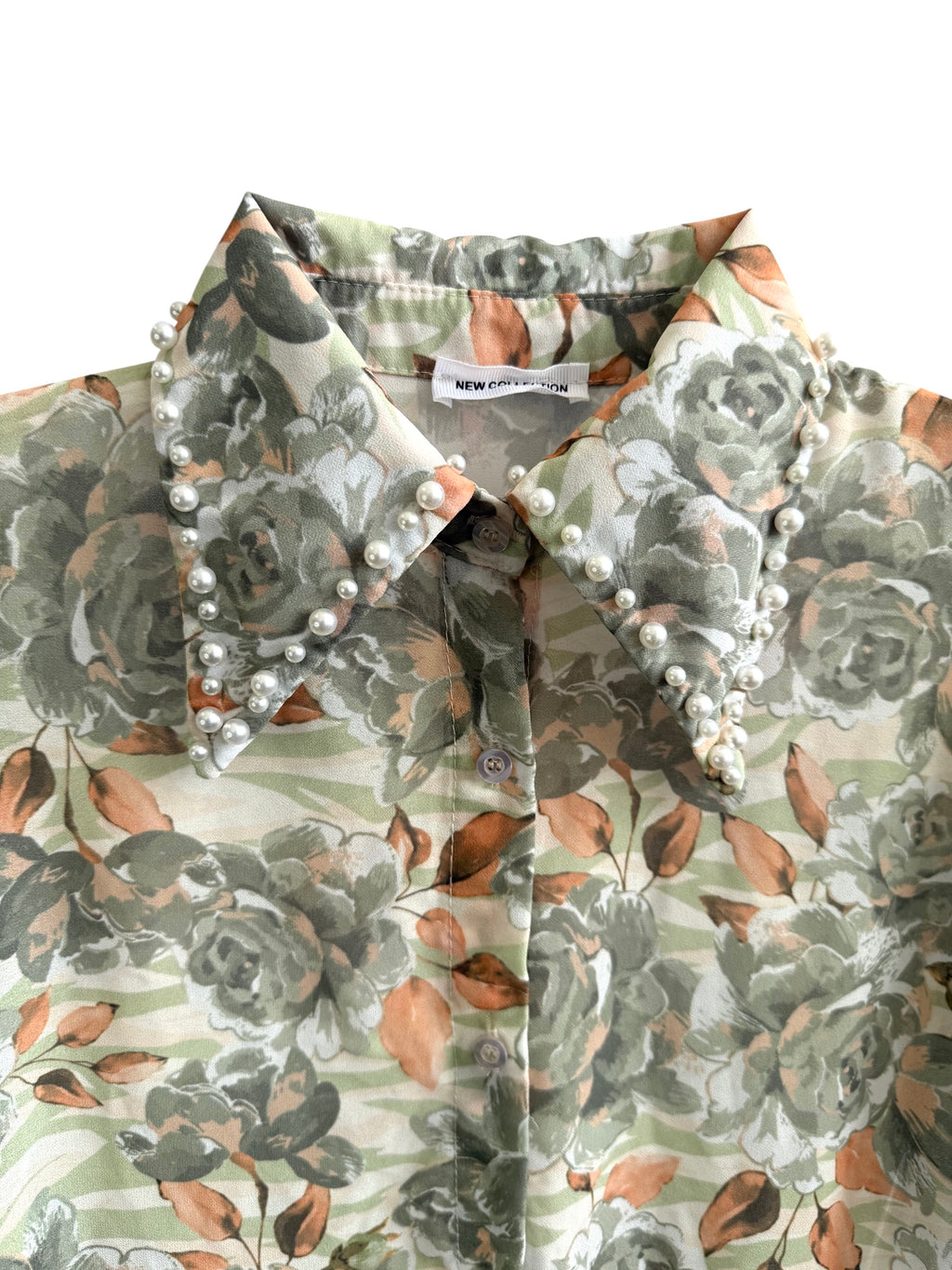 Sheer Floral Vintage Shirt