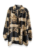 Black & Gold Baroque Vintage Shirt