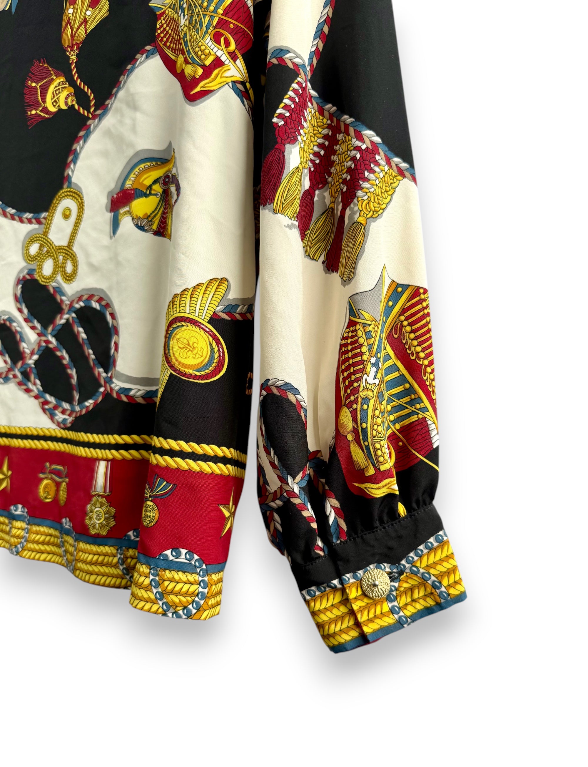 Vintage DANIZEL Baroque Print Multicolor Shirt