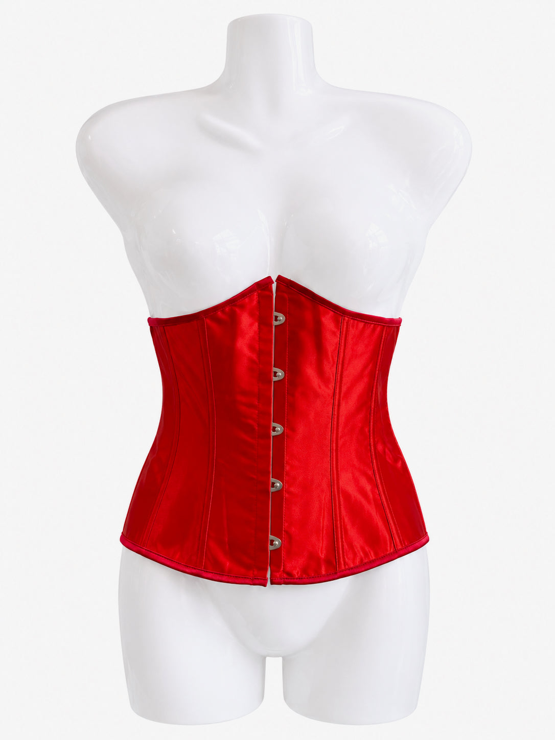 Red Satin Underbust Corset – Vintage-Inspired (Copy)