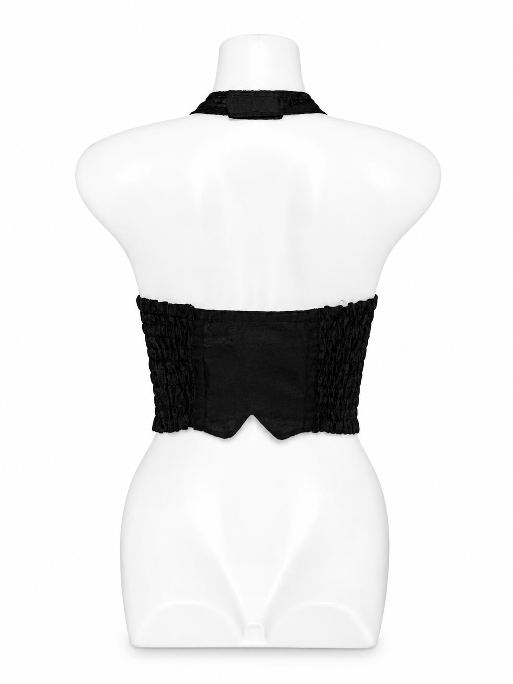 Sequin & Bead Halter Crop Top