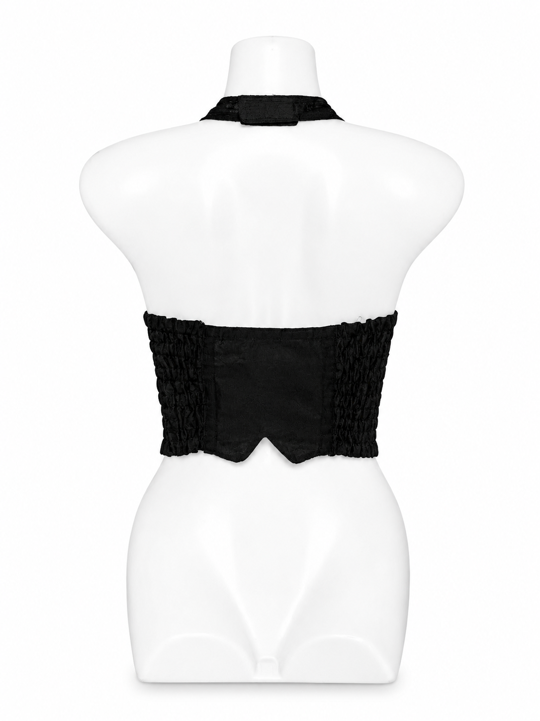 Sequin & Bead Halter Crop Top
