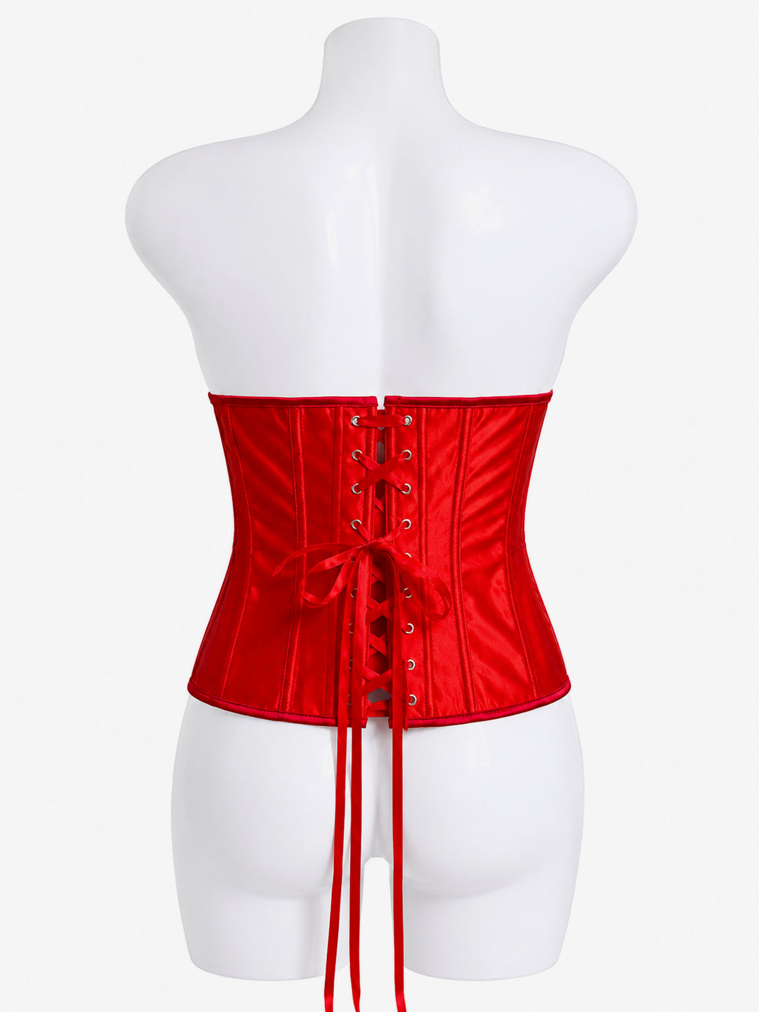 Red Satin Underbust Corset – Vintage-Inspired (Copy)